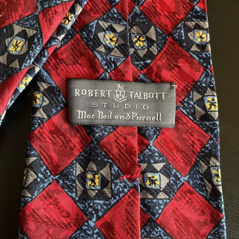 ROBERT TALBOTT Studio Necktie Mac Neil Purnell Re… - image 6